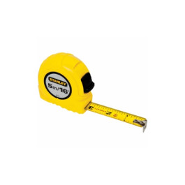 Stanley 30-496 Tape Measure, 16 ft and 5 m, 3/4" Blade