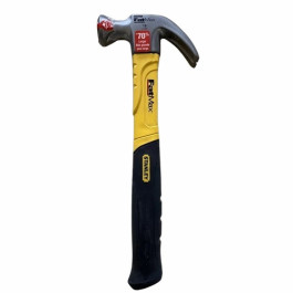 Stanley 51-505 Curved Claw Graphite Hammer, 16 oz Head Weight, 13" Overall Length, Smooth Face