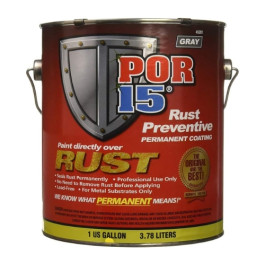 POR-15 45201 Rust Preventive Coating, Gray, 1 gallon