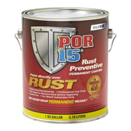 POR-15 46008 Top Coat Paint, Direct to Metal, Long-Term Sheen and Color Retention, 16 Fluid Ounces, Silver