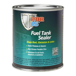 POR-15 49201 Fuel Tank Sealer, Resistant to All Fuels, Alcohols and Additives, Silver, 1 gallon