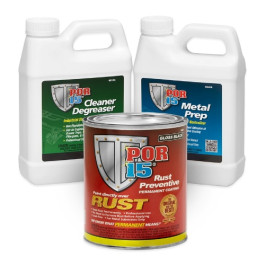 POR-15 49600 Clean-Prep-Coat Mini Assortment, Rust Preventive & Surface Preparation Kit