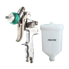 Pro-Tek 2600-14 Series 2600 Gravity Feed Paint Spray Gun with Cup, 1.4 mm Nozzle, 600 ml