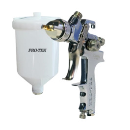 Pro-Tek 2600-20 Gravity Feed Paint Spray Gun, 2.0 mm Nozzle, 600 mL Plastic Cup