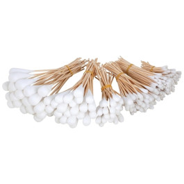 Wilmar W1471 Cotton Cleaning Swabs, 325 Piece, Assorted Sizes, Bamboo Handl