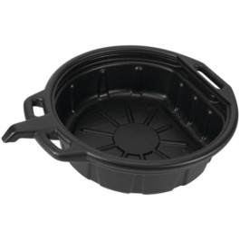 Wilmar W4071 Oil Drain Pan, 4.5 Gal Capacity, Black