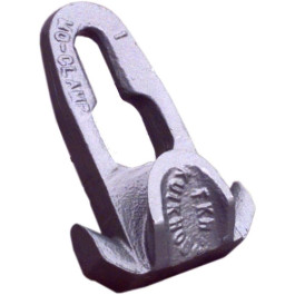 Mo-Clamp 1900 Quick Hook, 4-Ton Capacity, Heat-Treated Steel, Multi-Size Hole Selection