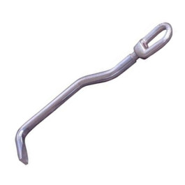 Mo-Clamp 3130 Large Flat Nose Sheet Metal Hook, Alloy Steel, 2-Ton Capacity
