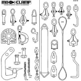 Mo-Clamp 5079 Tool Board with Hooks, 4 ft Length x 4 ft Wide