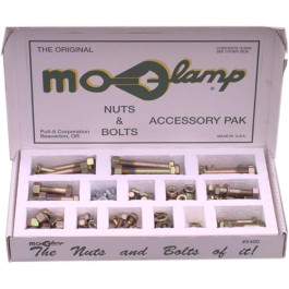 Mo-Clamp 5400 Nuts and Bolts Jobber Pack, Grade 5 and 8 Fasteners, Comprehensive Repair Kit