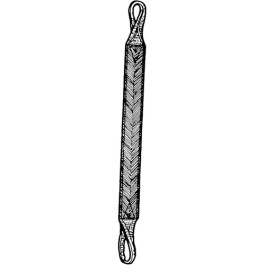 Mo-Clamp 6304 Nylon Sling with Sewn Loops and Protective Cover, 6-Foot Length