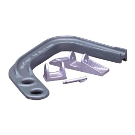 Mo-Clamp 6400 Deep Hook Set, Heat Treated Steel, 5 Ton Capacity