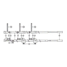 Mo-Clamp 900518 Sliding Pointer Bracket, Adjustable, for Tram Gauge Measuring Systems