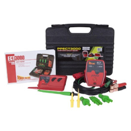 Power Probe ECT3000 Short and Open Circuit Tracer Kit, Transmitter and Receiver, with Case and Adapters