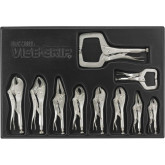 IRWIN 1078TRAY Vise-Grip Original Locking Pliers Set with Tray, 10-Pieces