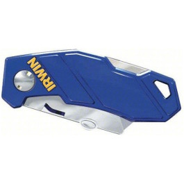 IRWIN 2089100 Folding Lockback Utility Knife, Quick-Change Blade, Wire Stri