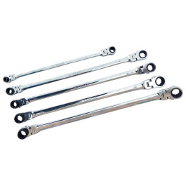 ATD Platinum Tech PLT-99650 XL Ratcheting Wrench Set, Metric, 5-Pieces