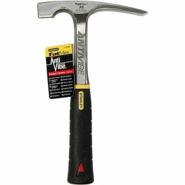 Stanley 54-022 Fatmax Anti-Vibe Brick Hammer, 20 oz, 15/16" Face Diameter,