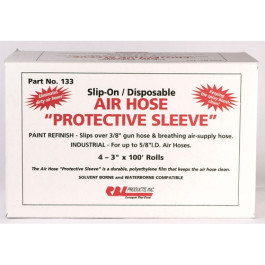 RBL Products 133 Air Hose Protective Sleeve, 3" x 100 Feet, for Paint Refin