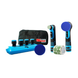 RBL 512 Cordless Defect Removal Polisher Kit, Includes 5mm Sander, 12mm Polisher, Lithium-Ion Batteries, and Accessories