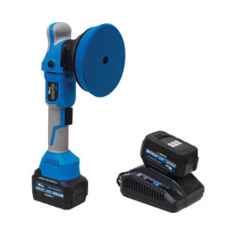 RBL BORO-21 21mm Battery Powered Random Orbital Polisher, 2000-4500 RPM, 6" Backing Plate, Soft Touch Grip