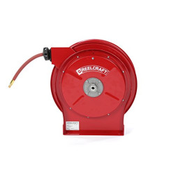 Reelcraft 5650OLP 3/8" x 50' Latch Spring Retractable Hose Reel, Premium Duty, 300 PSI, for Air and Water Applications