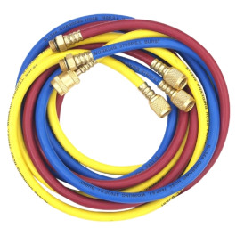 Robinair 60096 Enviro-Guard Hose Set for R-134a, 96-Inch Three-Piece Kit