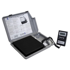 Robinair TIF9010A Slimline Refrigerant Scale, 110 lb Capacity, 0.1 oz Resolution, Three Display Modes