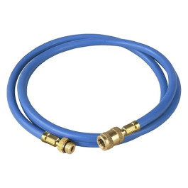 Robinair 68196A Enviro-Guard Hose, 96" Length, 1/4" Diameter, Yellow, 45 Degree Quick Seal Fittings