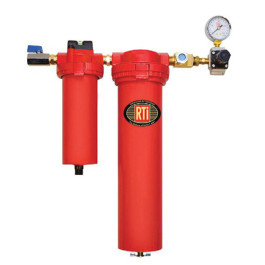 RTi E4000 Eliminator II Booth Desiccant Dryer, 25 SCFM Flow Capacity, Inverse-Flow Filtration, -40ºF Dew Point, 1 Micron Final Filter