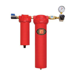 RTi EH4000 1/2" Desiccant Filter, 1/4" Regulator, Inverse-Flow Technology, Auto Drain