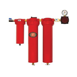 RTi EH7000-4R Eliminator II 3-Stage Desiccant Dryer, 1/2 inch Regulator and