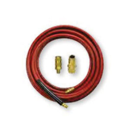 RTi PH50C 50' Anti-Static Conductive Hose, 1/4" NPT, High Flow Coupler and Plugs, Red PVC