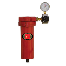 RTi V104BR Filter, 1/2" NPT Inlet, Regulated, 1-Stage Air Tool Saver, 1 Micron Filtration