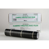 RBL 425 Self-Adhering Protective Film for Carpet, 21 in W x 100 ft L, 3 mil THK, Plastic, Clear