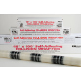RBL Products 428R Self Adhering Collision Wrap Film, Reverse Wind, 36” x 100' Continuous Roll