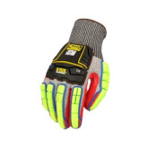 Ringers 065-10 13 Gauge High Performance Polyethylene Cut Resistant Gloves With Nitrile Coating, Large