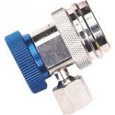 Robinair 18190A R134A Low Side Manual Field Service Coupler, Blue Actuator, Six-Ball Design