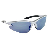 SAS Safety 540-0509 DB2 Eyewear Lightweight Safety Glasses, Ice Blue Lens, Silver Frame