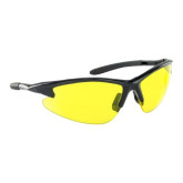 SAS Safety 540-0605 DB2 Lightweight Safety Glasses, Yellow Lens, Black Frame