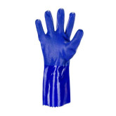 SAS Safety 6553 Dipped Gloves, Large, PVC, Blue