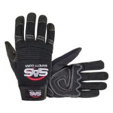 SAS Safety 6714 MX Impact High Performance Mechanic's Gloves, X-Large, Breathable Stretch Nylon, Black