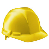 SAS Safety 7160-02 Standard Yellow Hard Hat with 4-Point Adjustable Pinlock Suspension Z89.1, Type 1 Class G and E