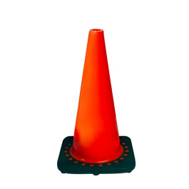 SAS Safety 7500-18 Traffic Safety Cone, Hi-Viz Orange, 18 Inch Height