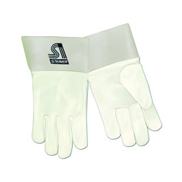 Steiner 0229L SensiTIG top Grain Goatskin TIG Welding Gloves, Unlined, 3 Inches Gauntlet Cuff, Large