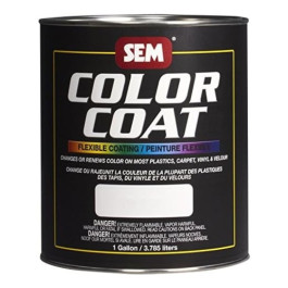 SEM 13001 Color Coat High Gloss Clear, 1 gal, Flexible Interior Coating for Vinyl, Plastic, Carpet and Velour