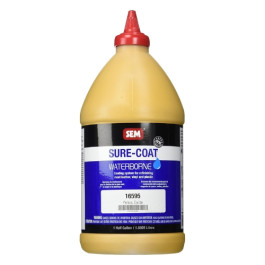 SEM 16595 Sure-Coat Yellow Oxide, Waterborne Flexible Coating, VOC Compliant, 0.5 Gal