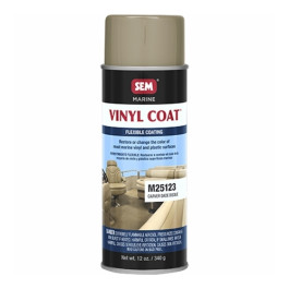 SEM M25123 Marine Vinyl Coat Spray, Carver Dade Bisque, 16 oz Aerosol