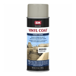 SEM M25153 Marine Vinyl Coat Spray, Stingray Taupe, 16 oz Aerosol