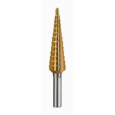 Tool Aid 15060 Titanium Multi-Step Drill Bit, Size 1/8" to 1/2", High Speed Steel